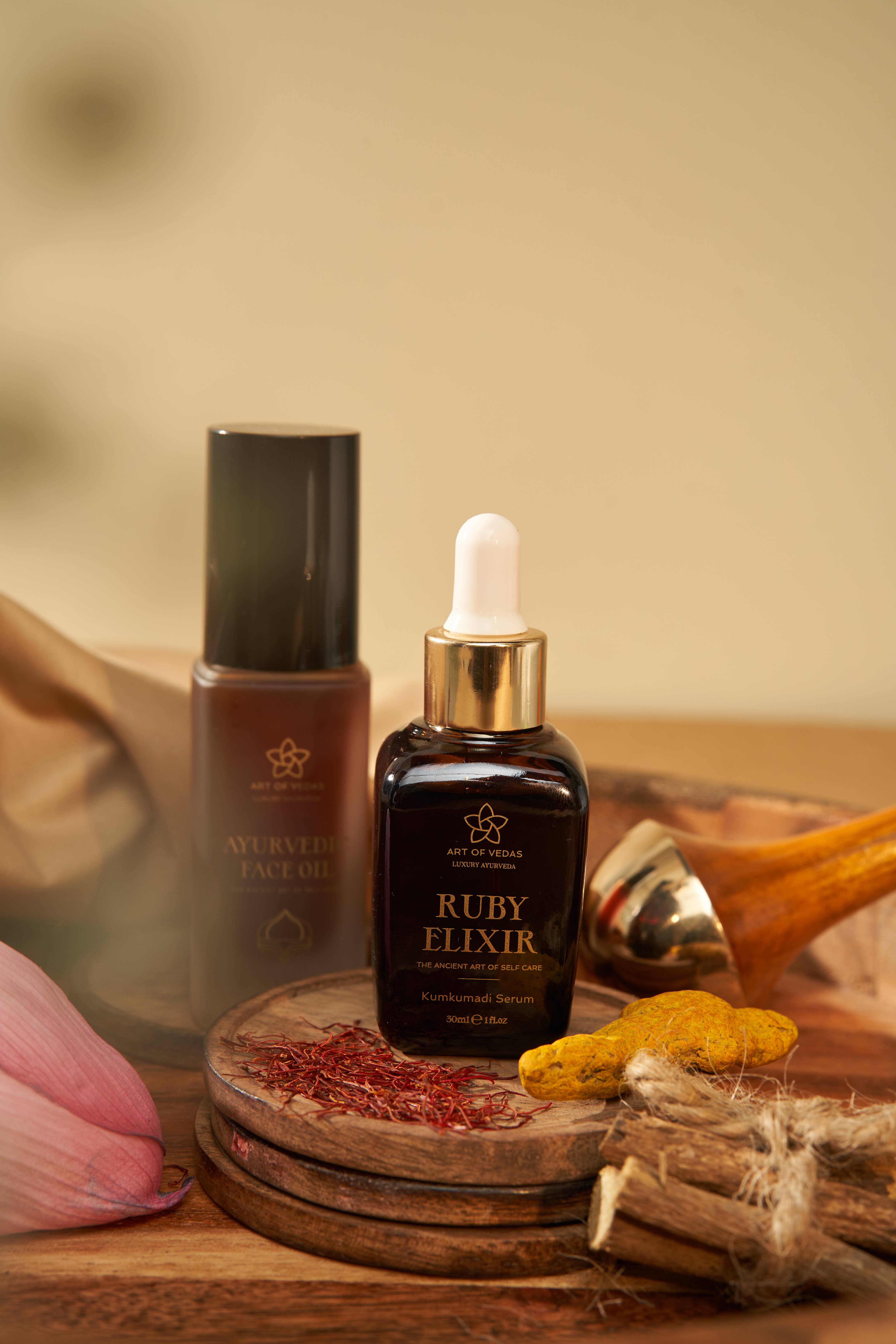 Art of Vedas - Wholesale Facial Serum/Concentrate - Ruby Elixir - Kumkumadi Serum