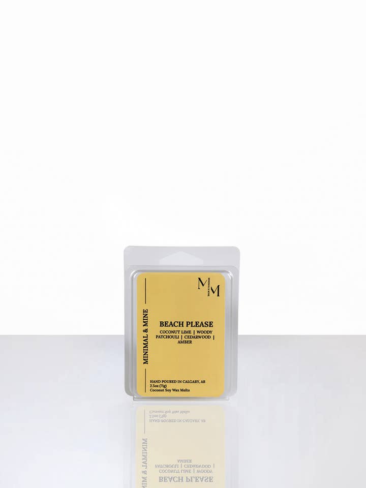 BEACH PLEASE WAX MELT for wholesale by Minimal & Mine