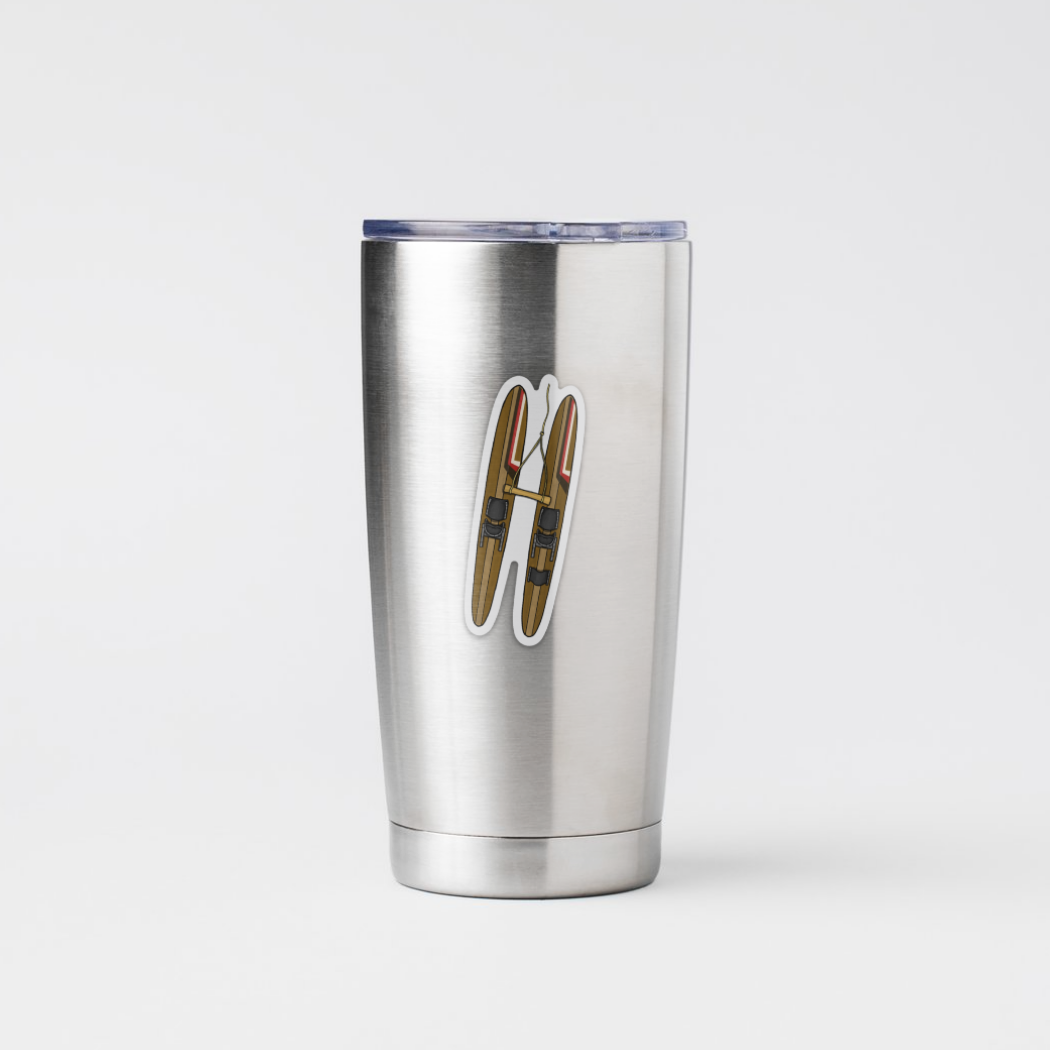 Kevin & Kaia - Wholesale Sticker - Vintage Water Skis - Sticker3