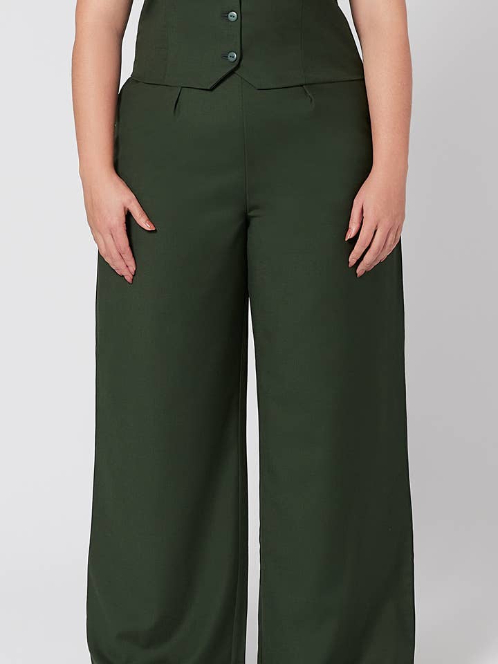 The Wool Wide Leg Pant for wholesale by Aam The Label