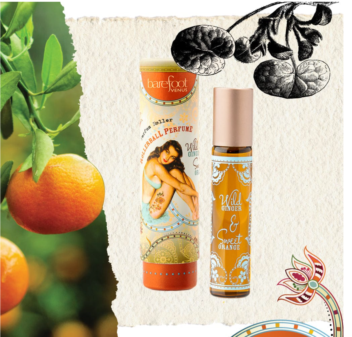 Barefoot Venus - Vente Parfums à bille - Wild Ginger & Sweet Orange | Roll on Perfume 3