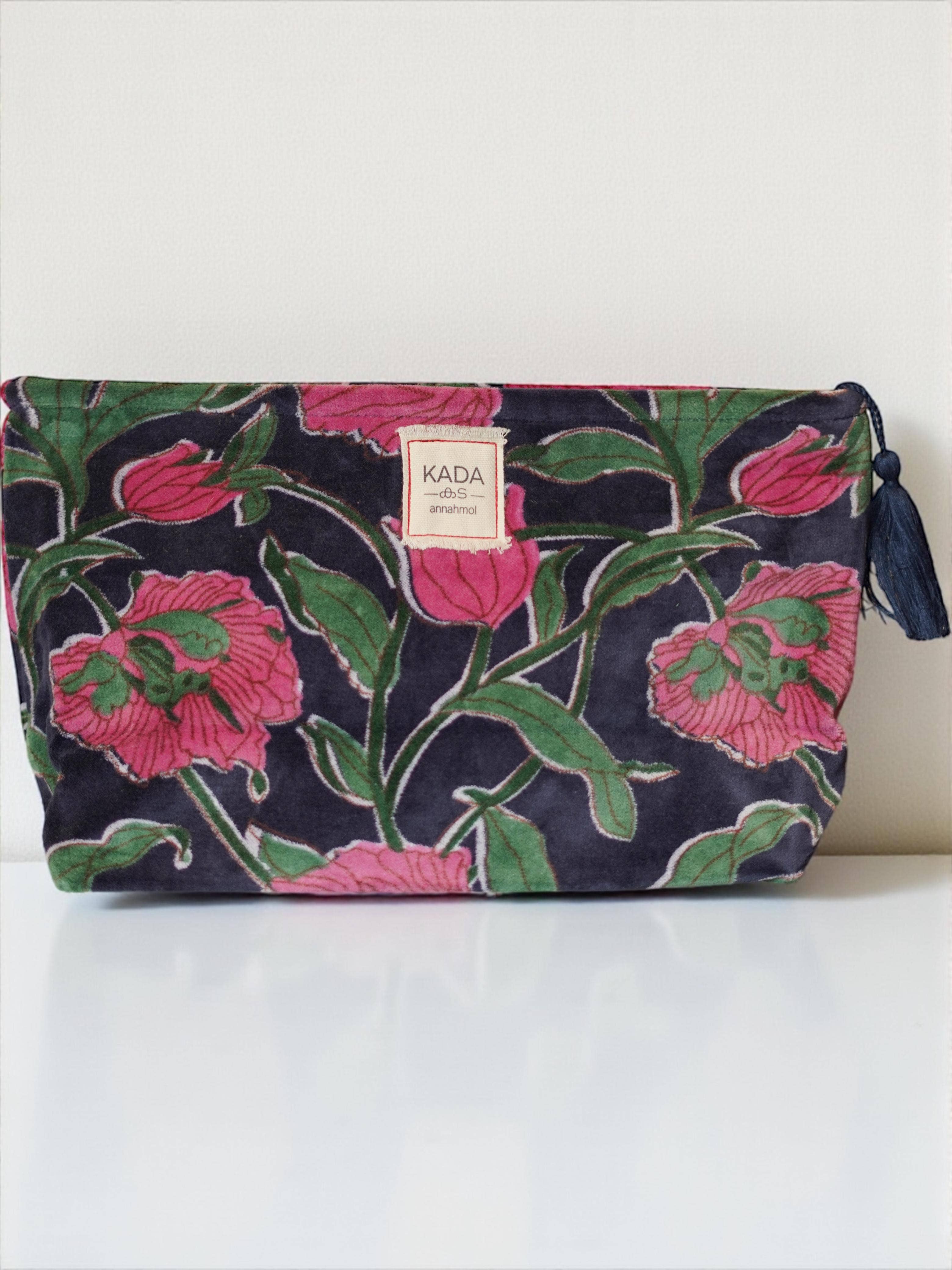 Annahmol - Wholesale Makeup/Cosmetic Bag - Velvet Cosmetic Bag/Pouch: Assorted Prints