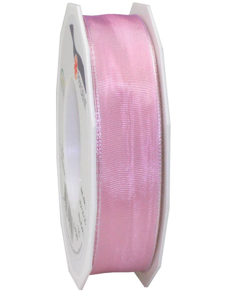 Ruban de soie Lyon Wired Edge 25 m Rouleau 25 mm Orchidée pour la vente par C.E. PATTBERG GmbH & Co. KG