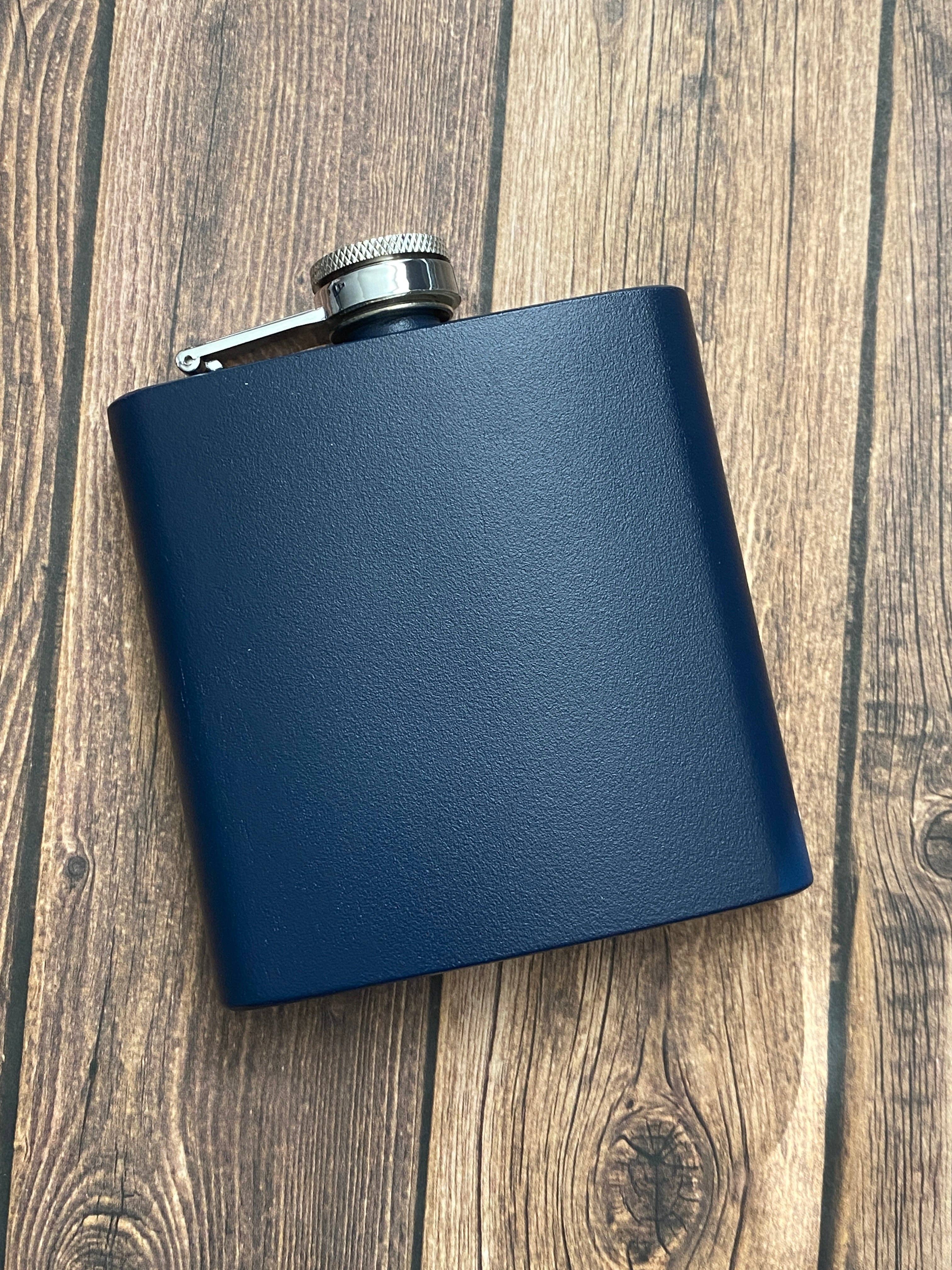 KW Laser Supplies - Wholesale Flask - Powder Coated Hip Flask1