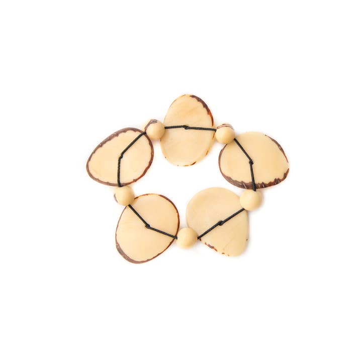 Organic Tagua Jewelry - Wholesale Beaded Bracelet - Iliana Bracelet
