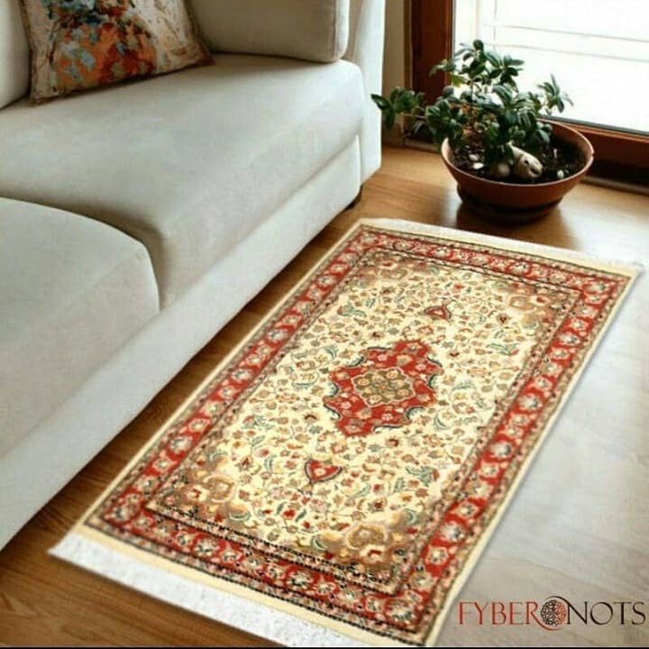 Kashan Hand knotted Woolen Room Rugs for wholesale by Fybernots