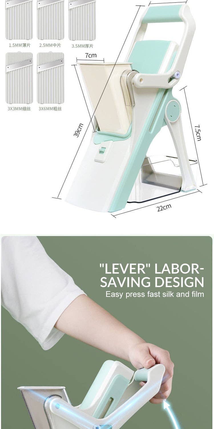 VIGOR - Wholesale Kitchen Tool/Gadget - Pro Chef 5 In 1 Cutter Kitchen Multifunction Vegetable Chopp9