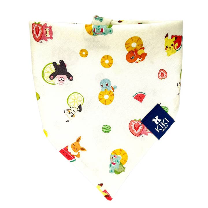 Pokémon Yellow Dog & Cat Bandana for wholesale by KIKI Japan