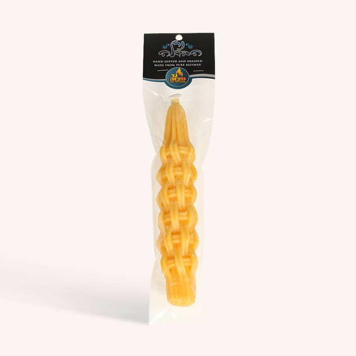 Vela Havdalah trenzada con cera de abejas - #12 para venta al por mayor de Ner Mitzvah