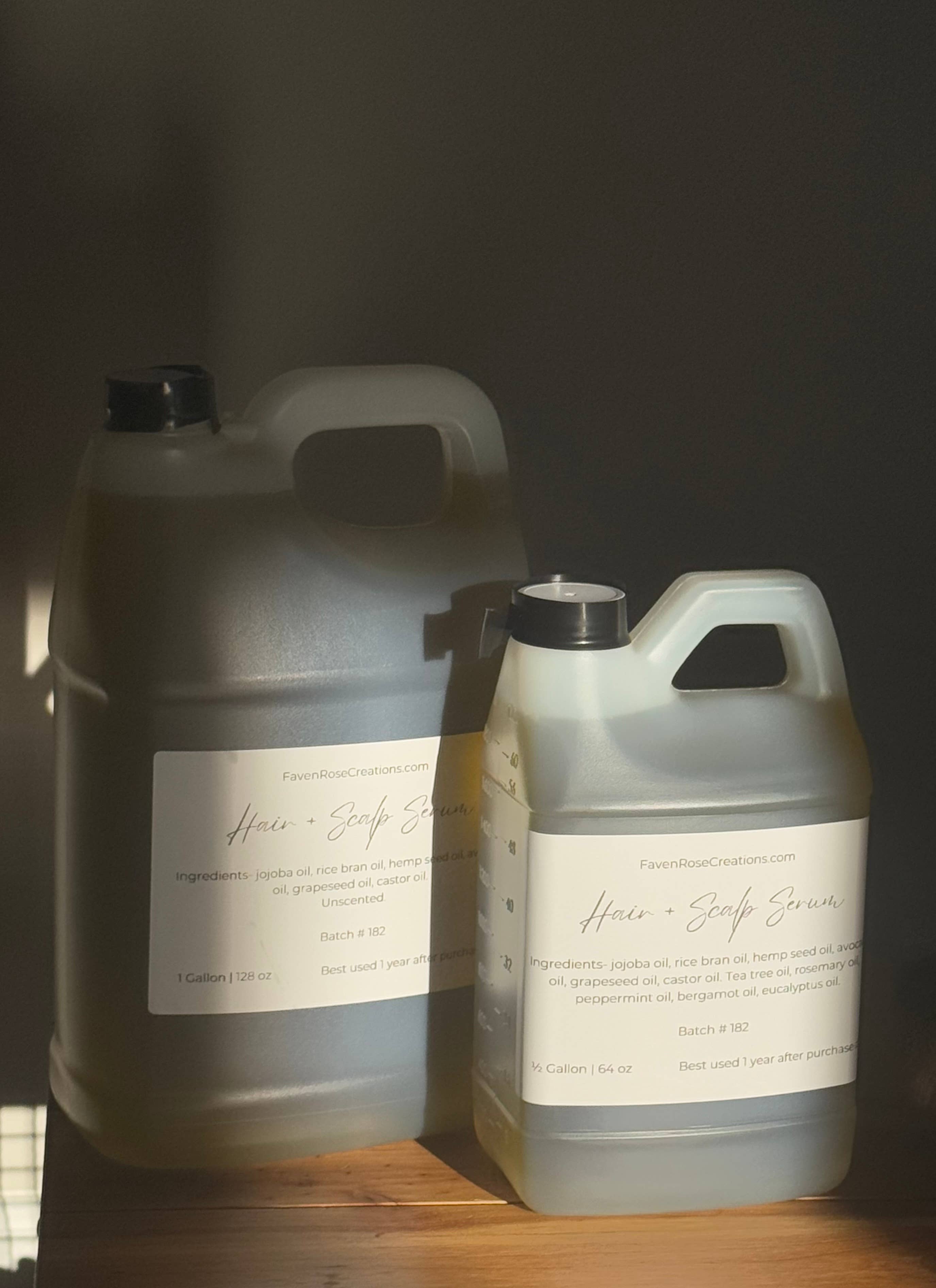 FavenRose Creations - Wholesale Scalp/Hair Treatment - Wholesale Hair + Scalp Serum | 1/2 Gallon or 1 Gallon1