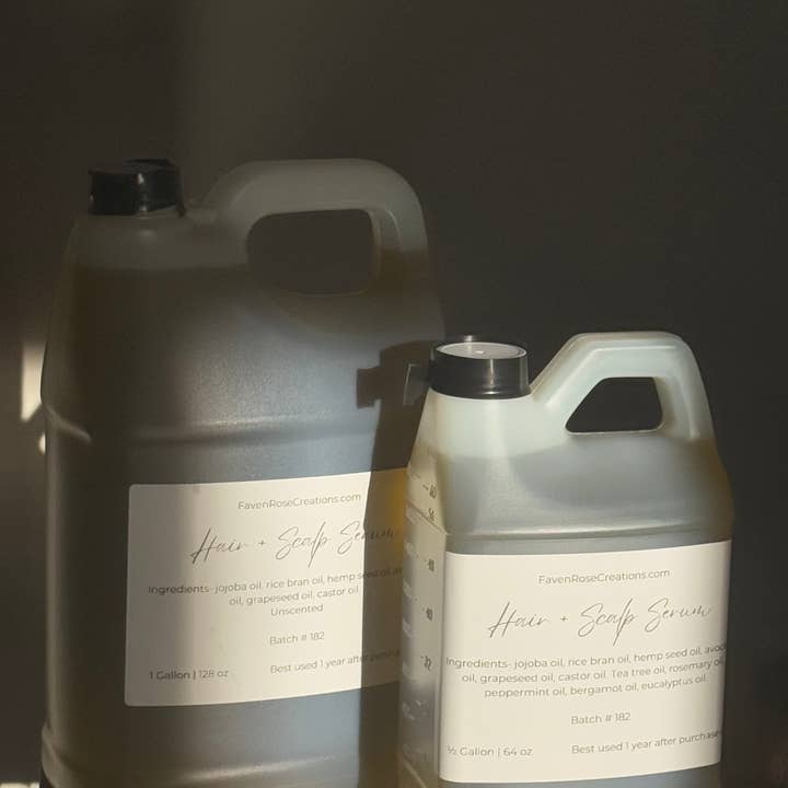 FavenRose Creations - Wholesale Scalp/Hair Treatment - Wholesale Hair + Scalp Serum | 1/2 Gallon or 1 Gallon1