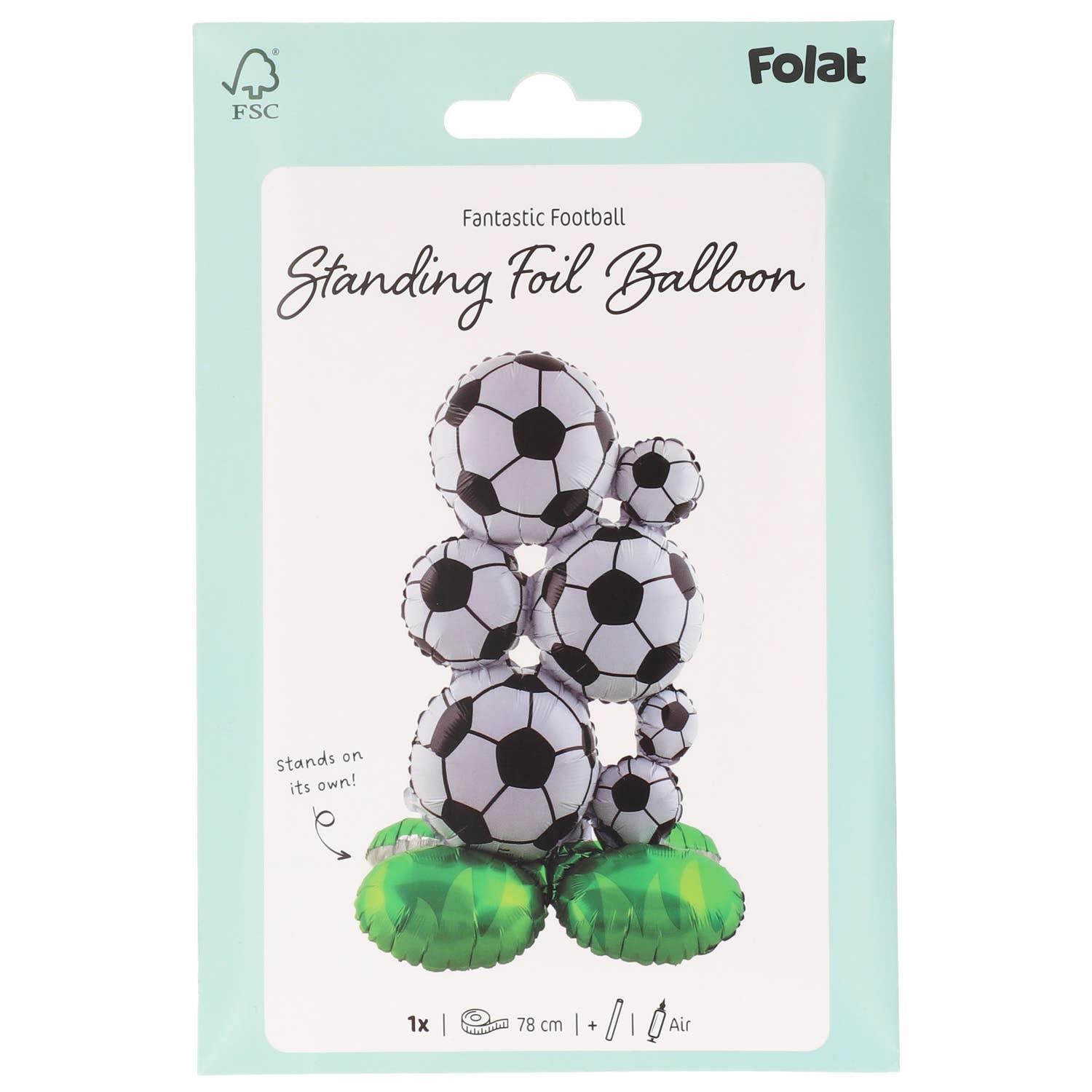 Folat BV - Wholesale Balloon - Standing Foil Balloon - Footballs - 53 x 77 cm1