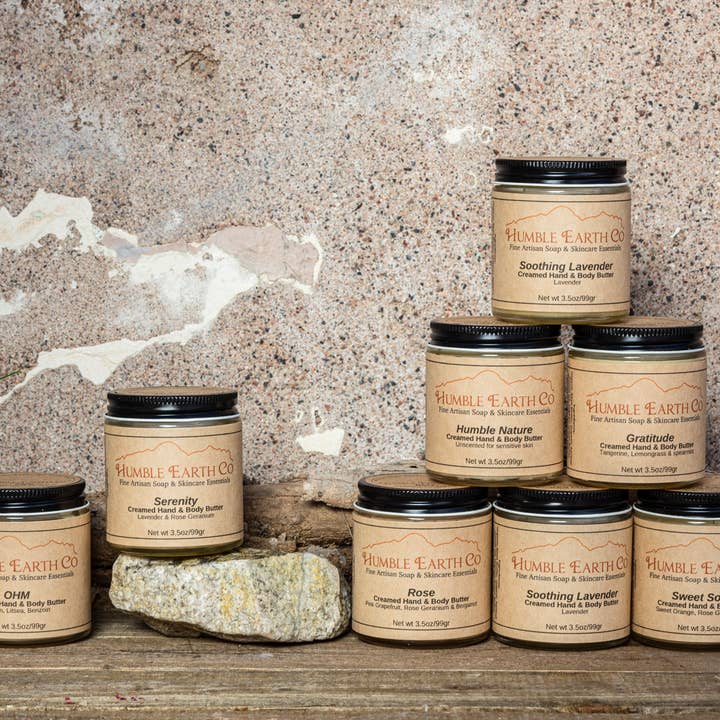 Body Butters for wholesale by Humble Earth Co