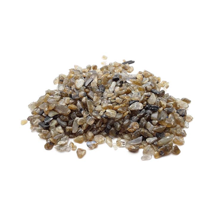 CRCBEADS - Wholesale Beads - Undrilled Labradorite Pebble Nugget Chips No Drill Hole Beads 8-10mm 2.5oz.