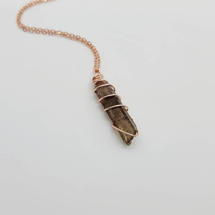 Healing Jewelry Co., LLC – wholesale Hänge-/berlockhalsband – Rökkvarts halsband | Kristall Halsband | Kristall smycken