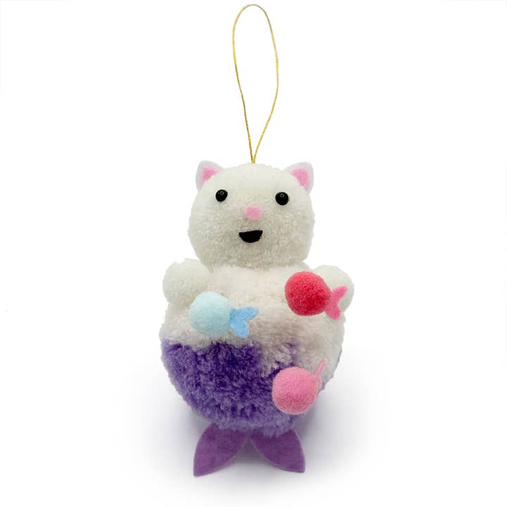 Merkitty Pom Pom Ornament for engroshandel hos Lucky Horse Press