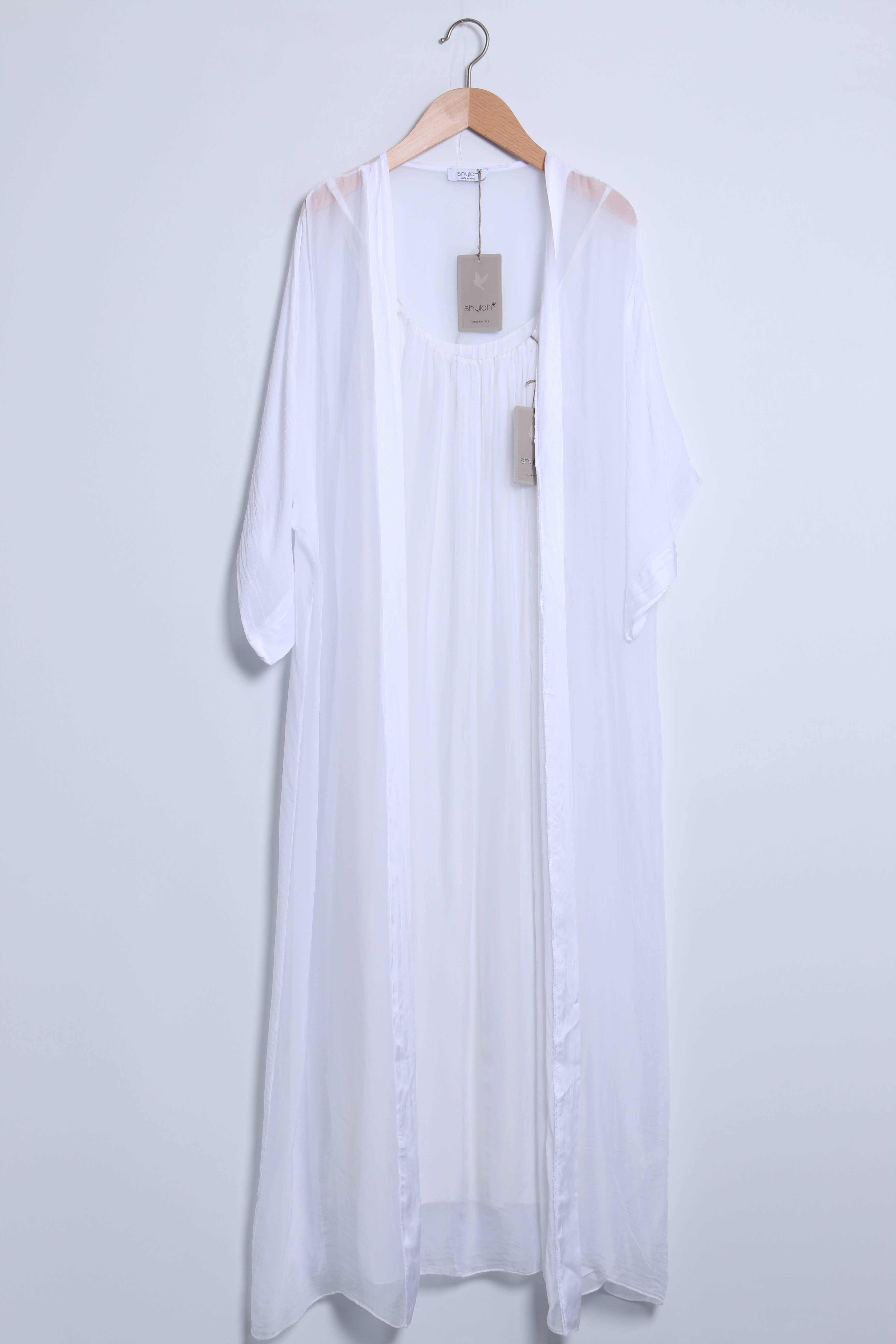 Shyloh - Wholesale Dress - Women's - Long silk dress with adjustable straps 304809