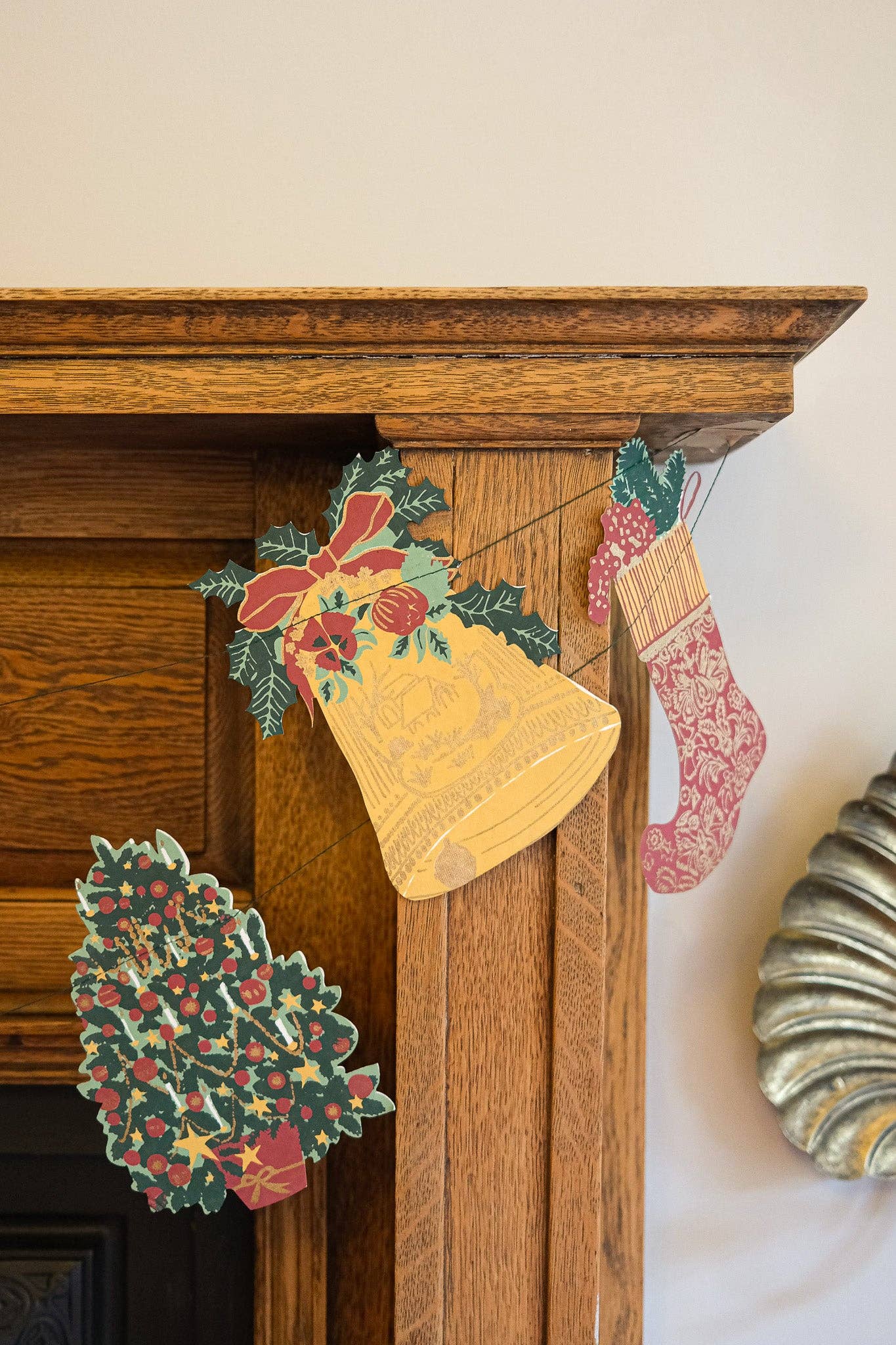 East End Press – wholesale Bunting/garland – Christmas Sewn Garland0