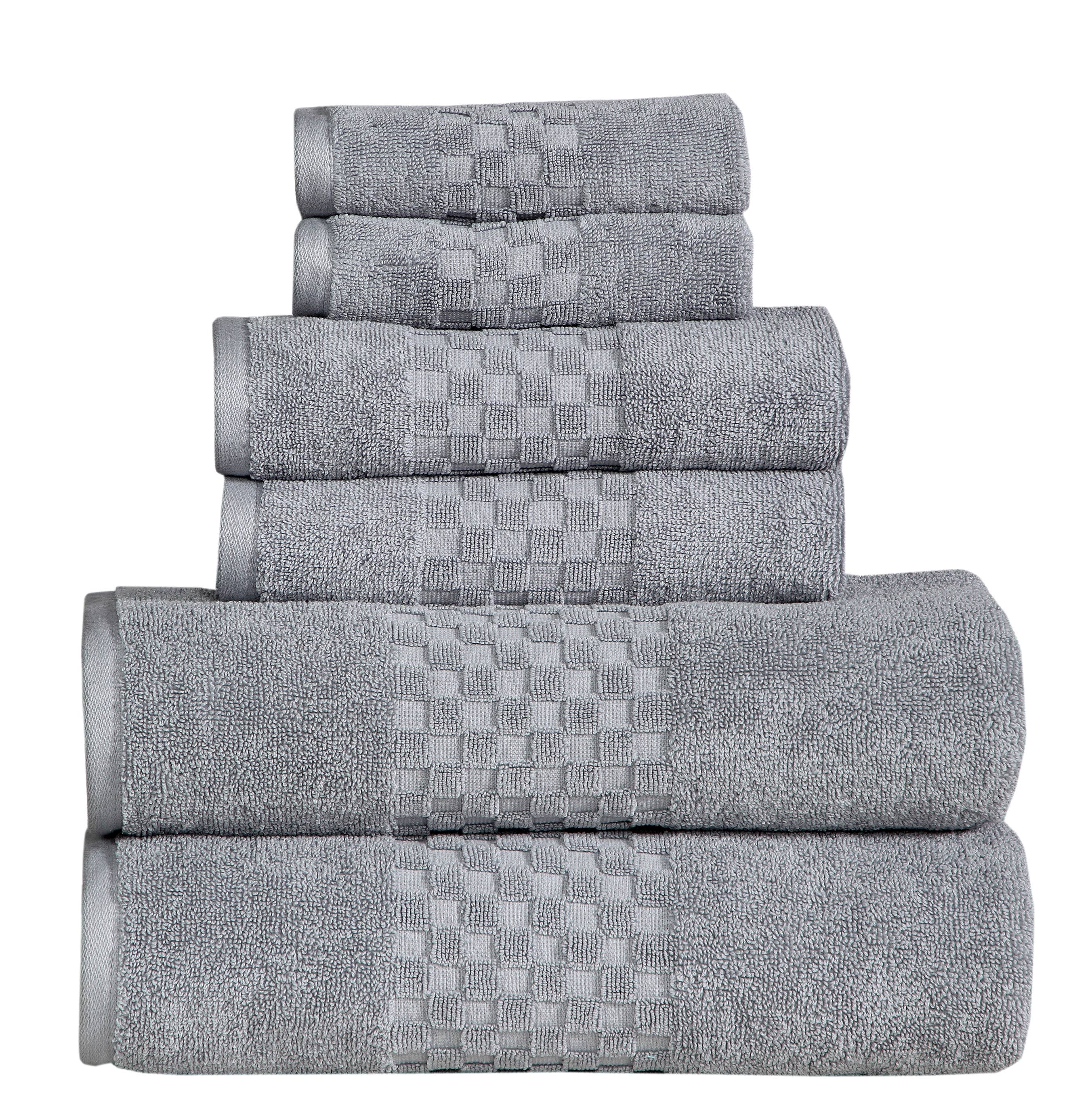 Feather & Stitch New York - Wholesale Towel Set - 100% Cotton 6-Piece 625 GSM Ultra soft Bath Towel Set2