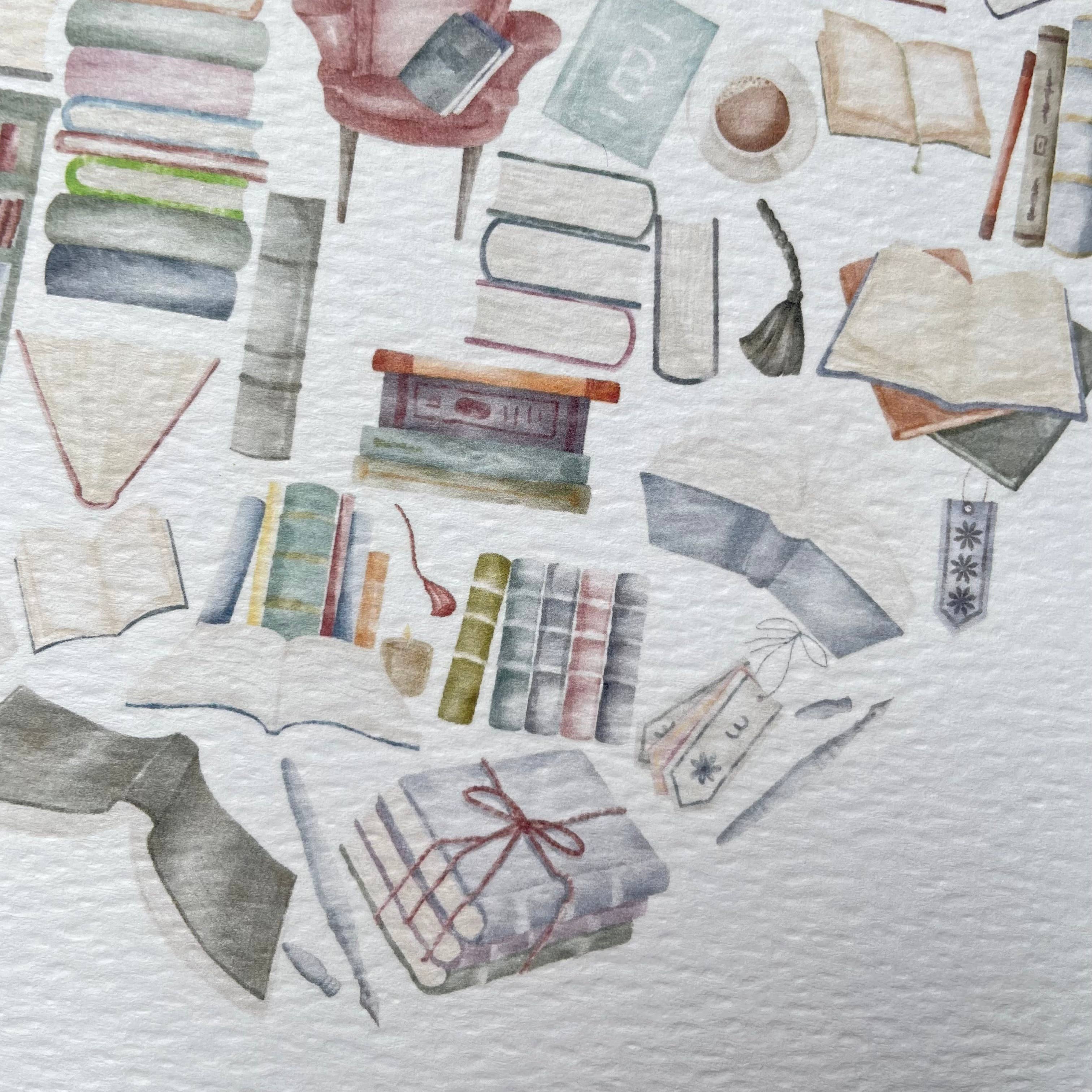 And Hope Designs - Cards, Stickers & Stationery - Wholesale Birthday Card - Book greeting card, bookish card, reading birthday card3