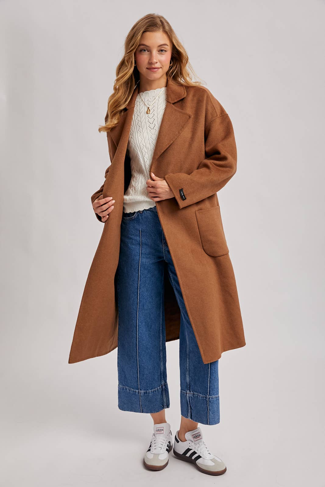 Bluivy - Wholesale Coat - Women's - HANDMADE BELTED LONGLINE COAT18