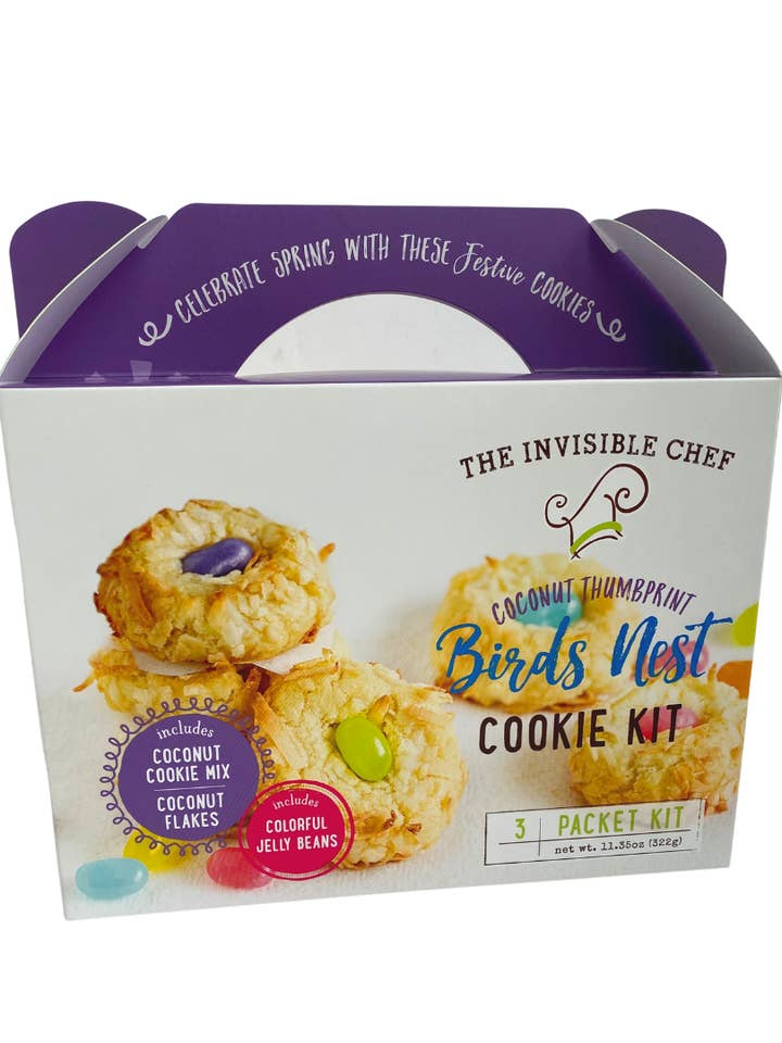 Bird's Nest Spring Thumbprint Cookie Kit - 11.35 oz for wholesale by The Invisible Chef