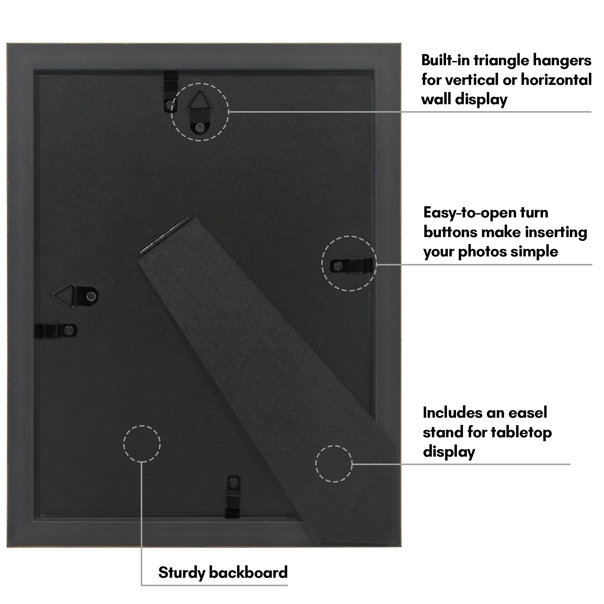 Americanflat Gold Bamboo Frame with Faux Bamboo Design for wholesale on Faire24