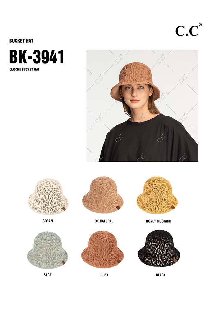 Hana - Venta al por mayor Gorro estilo pescador - Mujer - Sombrero de pescador C.C Cloche7