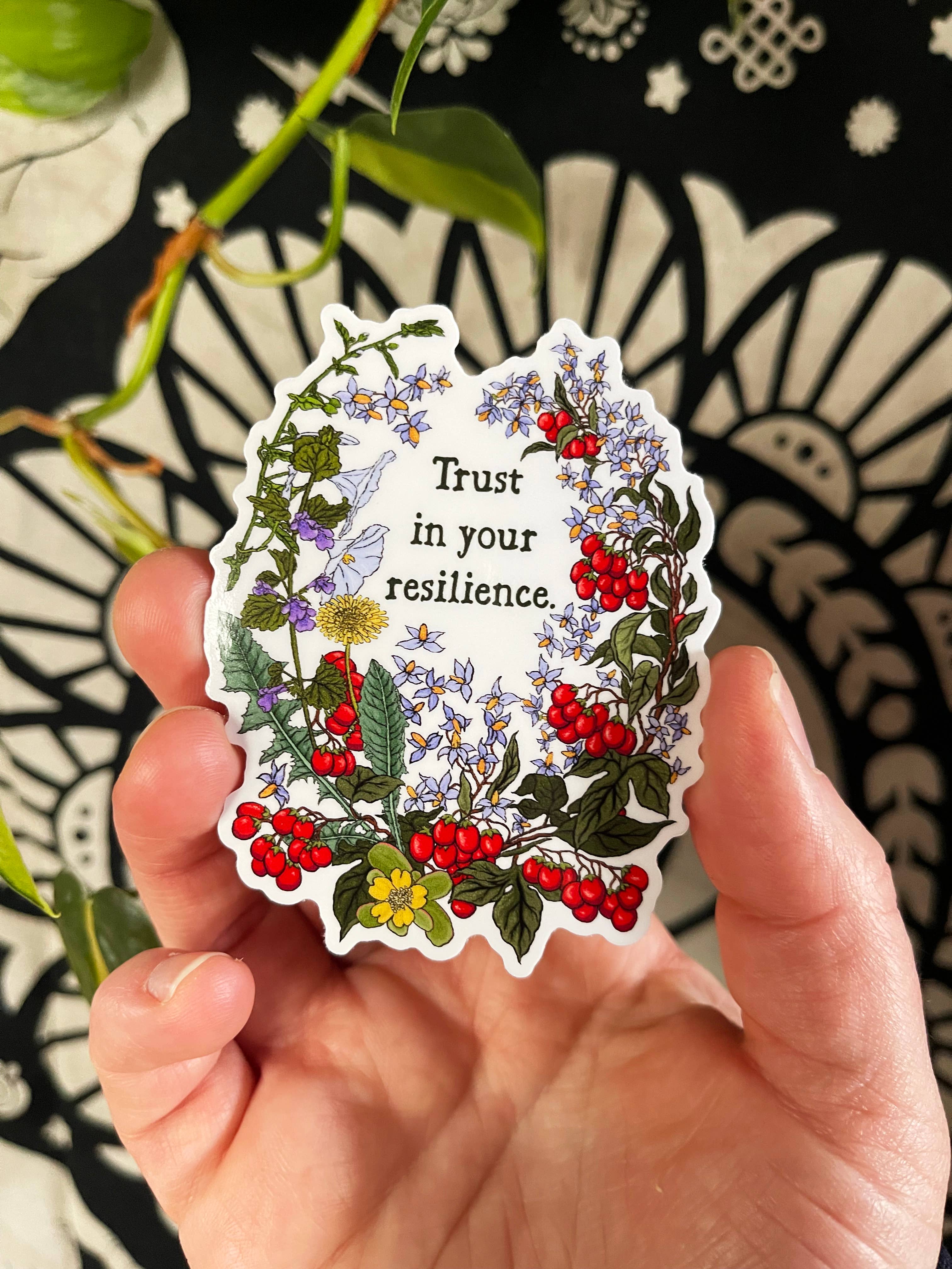 Fabulously Feminist - Wholesale Sticker - Feminist Sticker: Trust In Your Resilience4