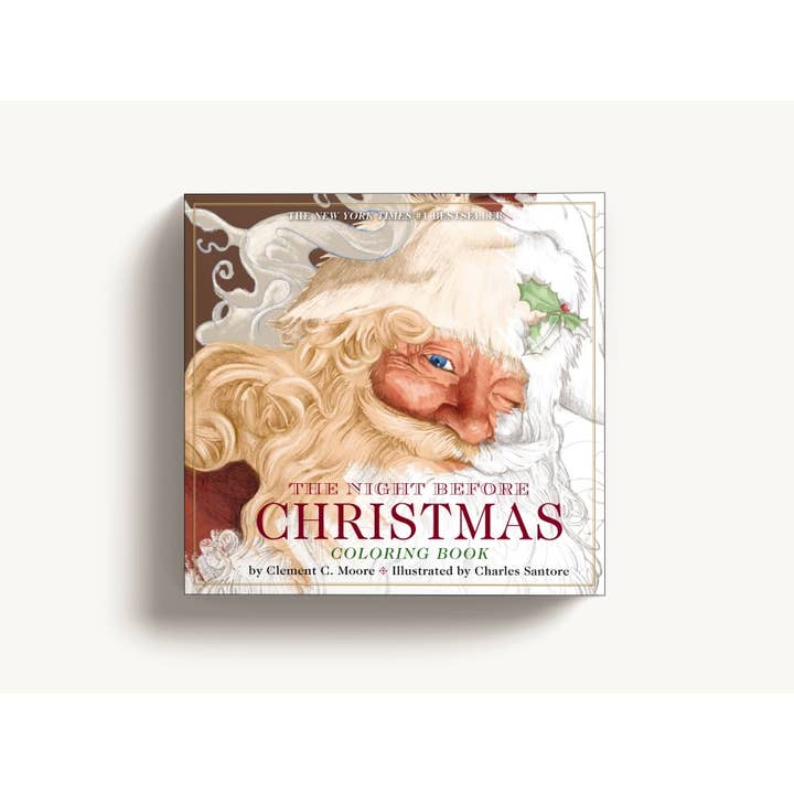 HarperCollins Focus - Wholesale Coloring & Activity Book - Adult - The Night Before Christmas Coloring Book (Classic Edition)1