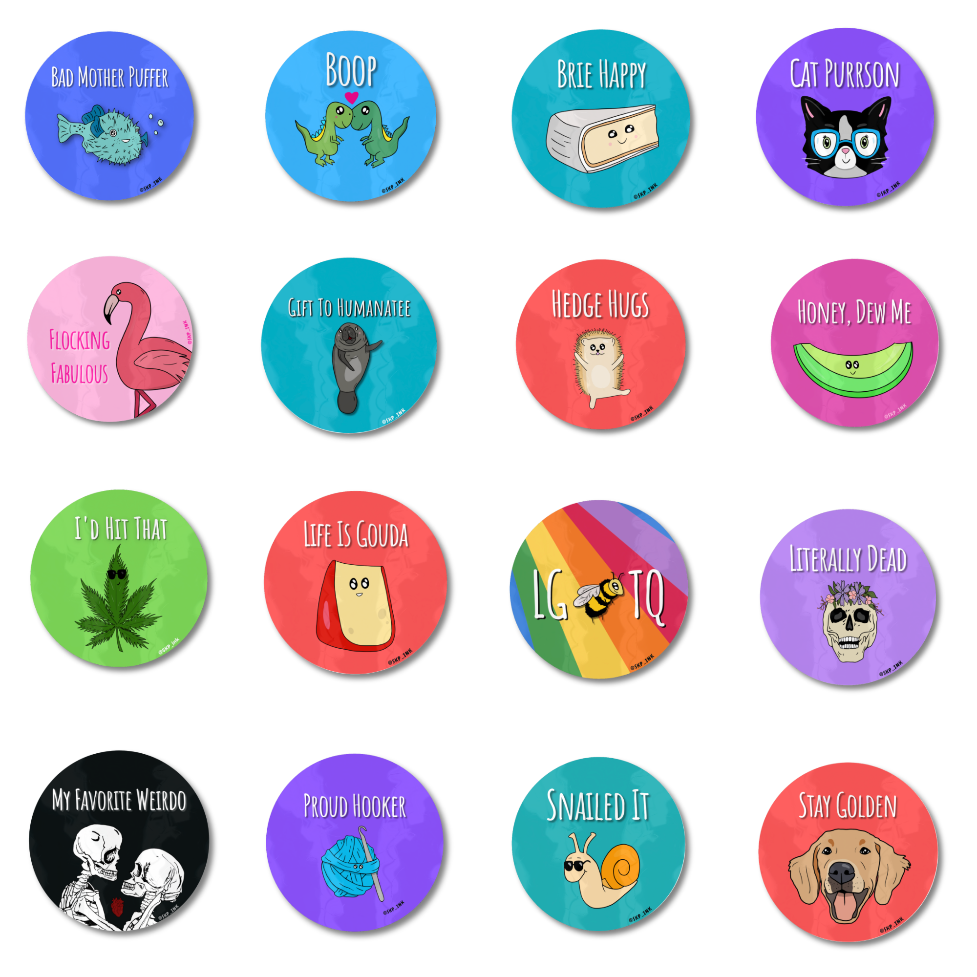 SKP ink - Wholesale Sticker - Durham NC Bull City | North Carolina | 2 inch Vinyl Sticker1