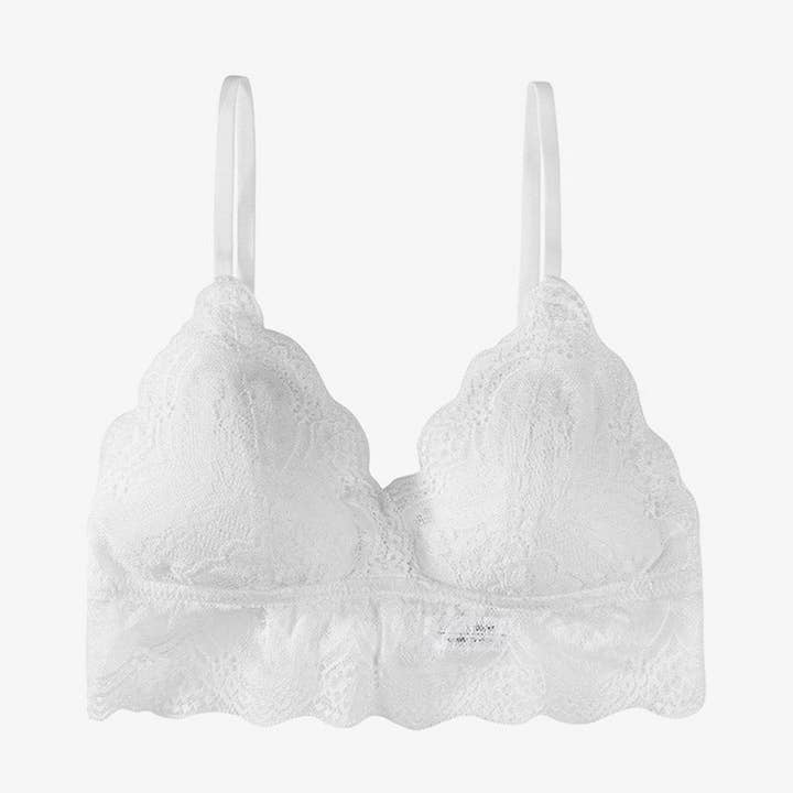 Bralette en dentelle sépia pour la vente par Eau Clair