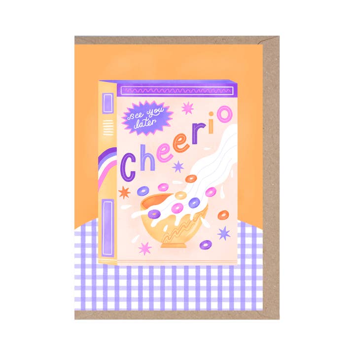Cheerio - Leaving Card - Goodbye Greeting Card for wholesale by Rumble Cards