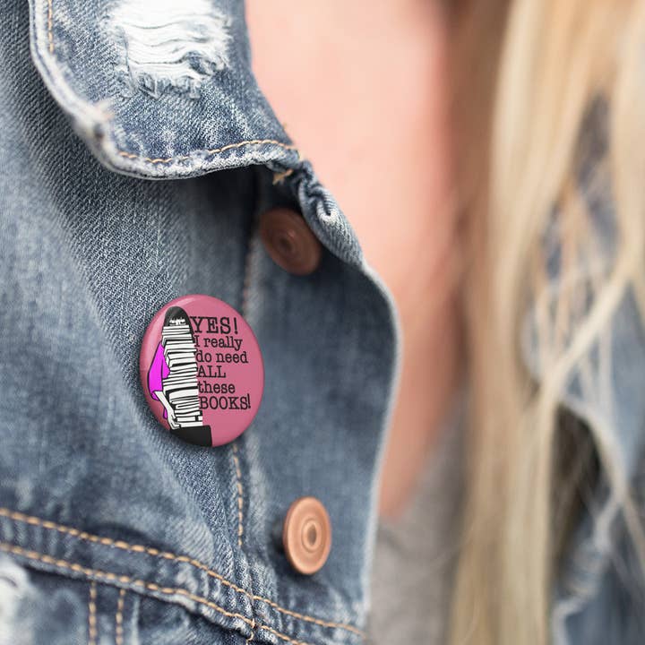 Book Lovers Badgesæt, Pin-knap, Magneter for engroshandel hos Anna B. Shop