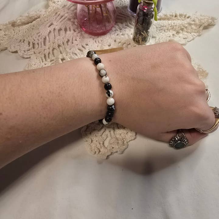 Chaotic Crystal Chick Co. - Wholesale Beaded Bracelet - Orca Agate Bracelet