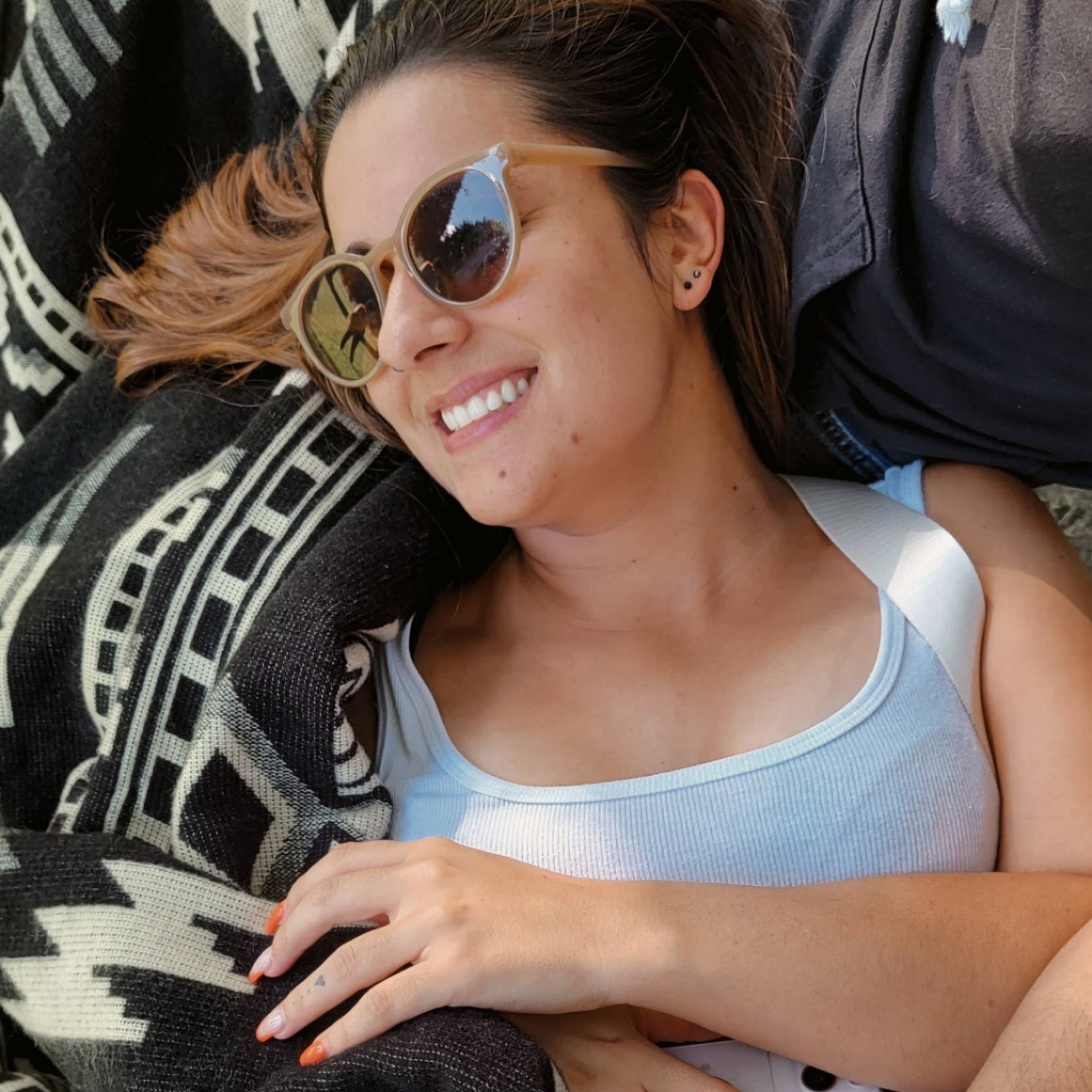 LATITUDE ZERO GOODS - Wholesale Throw Blanket - Los Abuelos - Black Native Blanket6