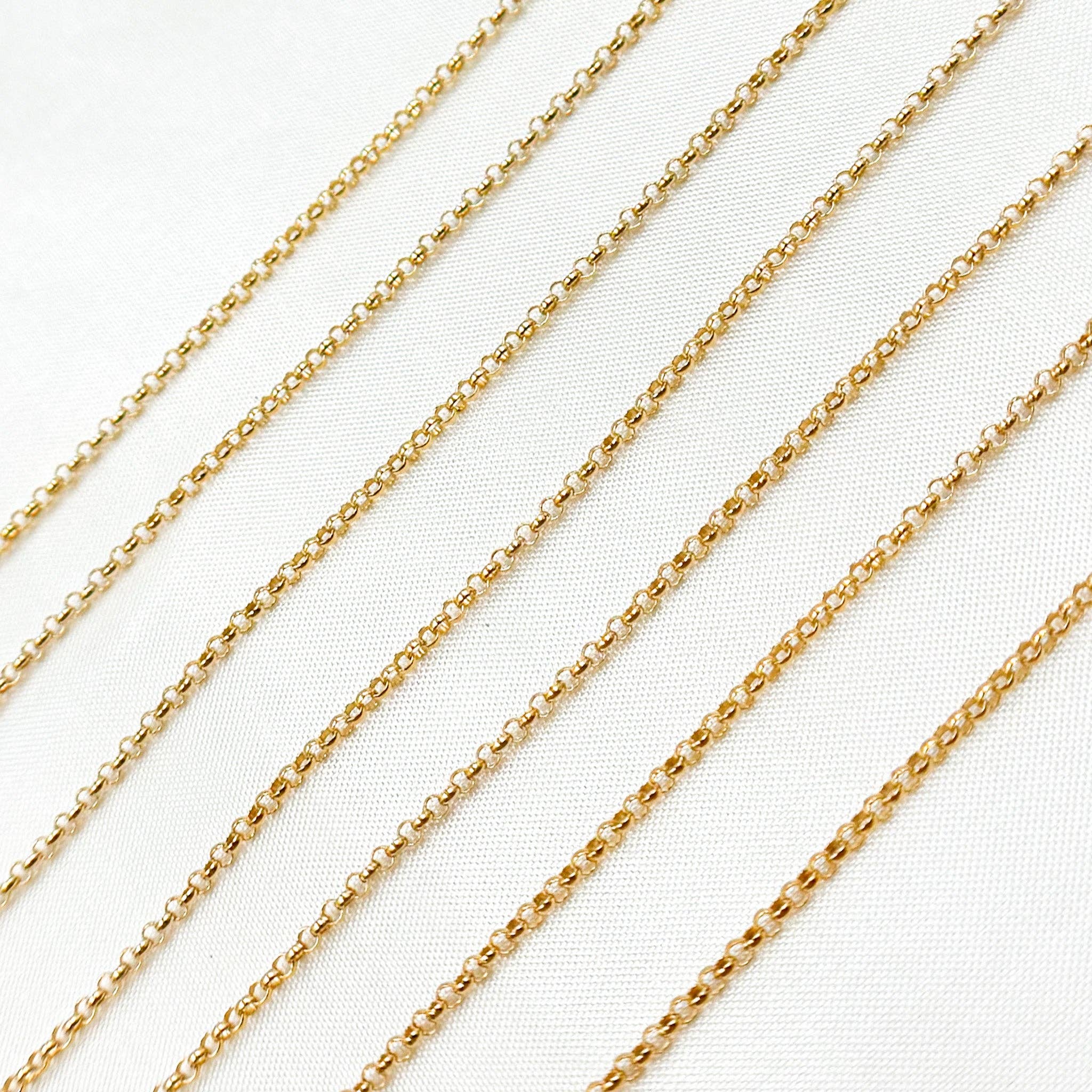Tresor Jewelry Inc. - Wholesale Link & Chain Necklace - 441GF. 14K Gold Filled Chain Rolo Chain3