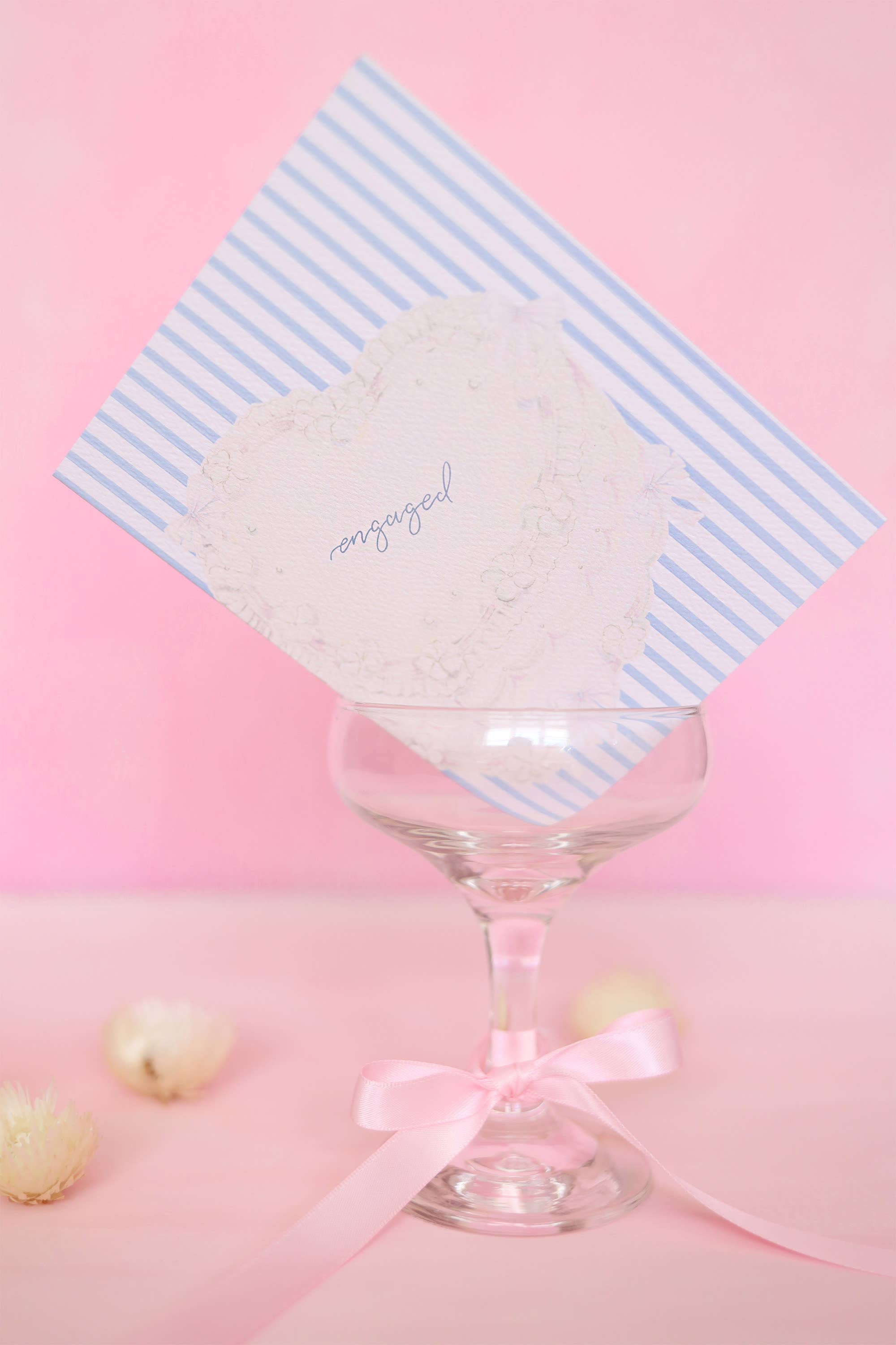 Stephanie Tara Stationery - Wholesale Engagement Card - engaged cake engagement card1