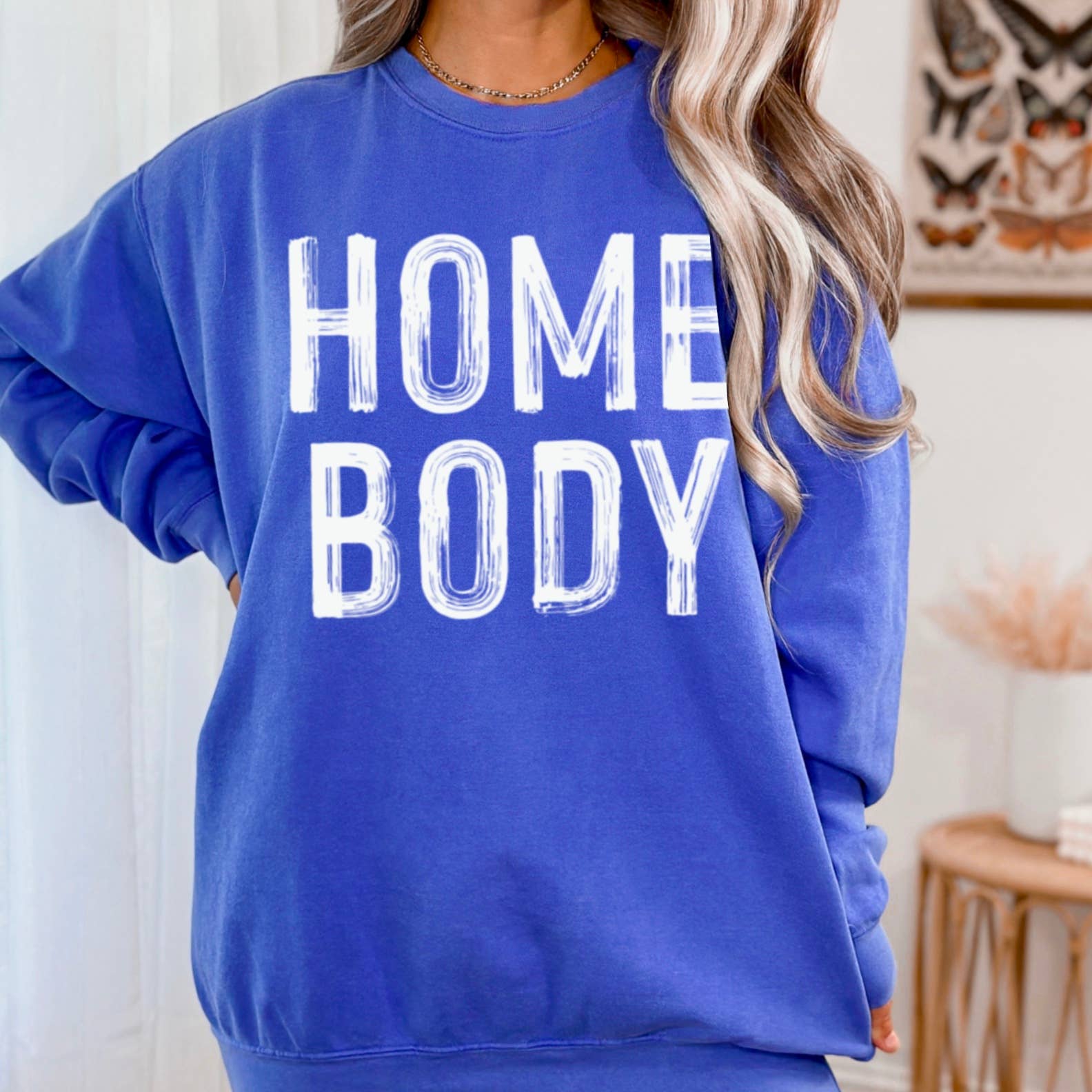 Shoppe SHC – Großhandel Sweatshirt mit Grafikdruck – Damen – Homebody Damen Grafik-Sweatshirt8