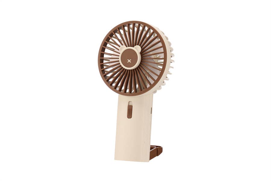 Nima Accessories Inc - Venta al por mayor Ventilador eléctrico de mano - Ventilador personal de mano pequeño y moderno con diseño a dos tonos0