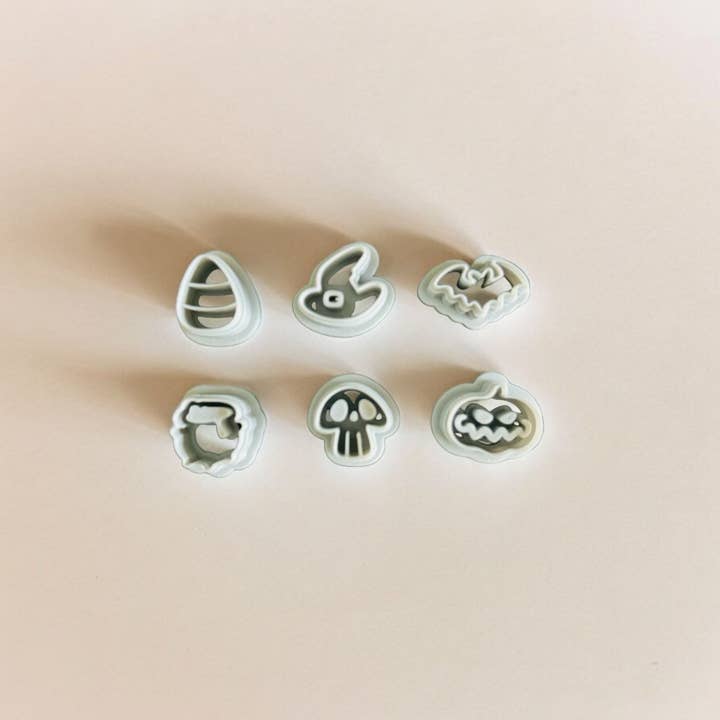 Halloween Stud Clay cutter set for wholesale by Roussell Prints and Demand LLC