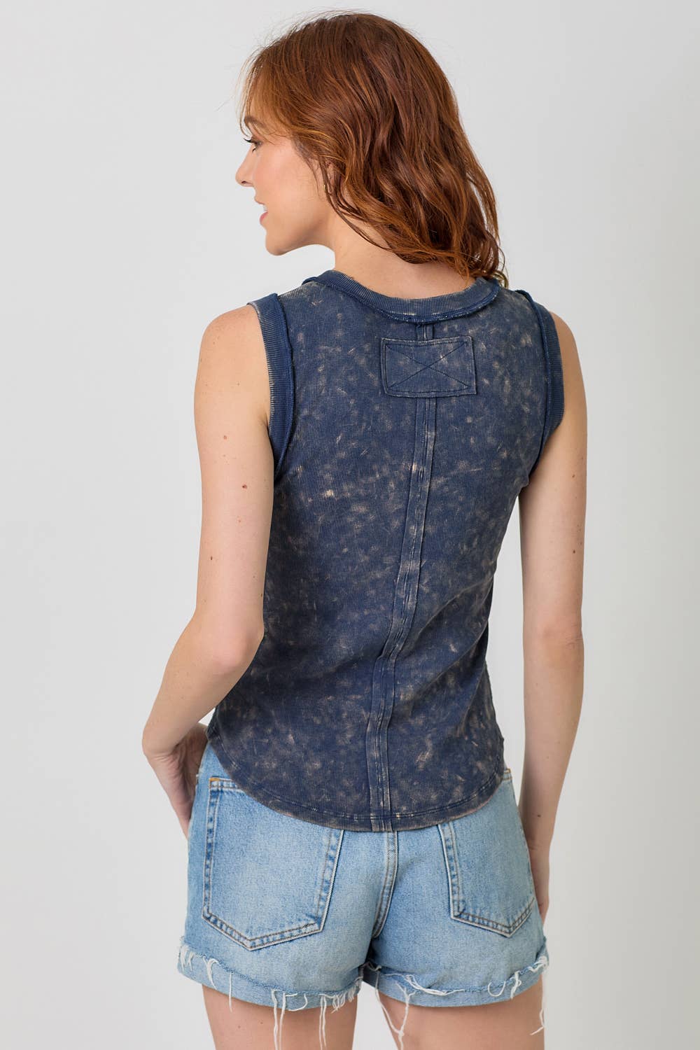 Mystree - Wholesale Tank Top - Women's - 60556 Exposed Seaming Ribbed Tank2