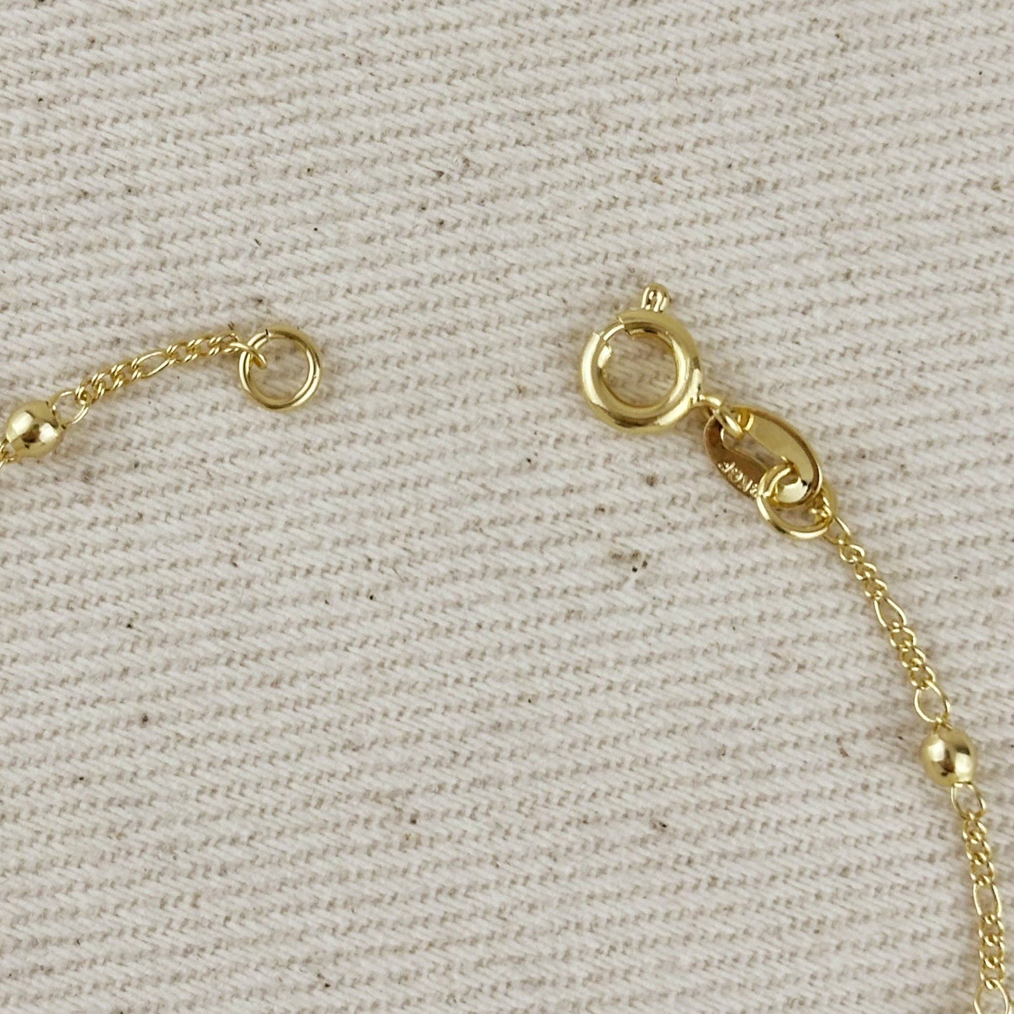 GoldFi - Wholesale Prayer Beads Bracelet - 18k Gold Filled Figaro Rosary Bracelet5