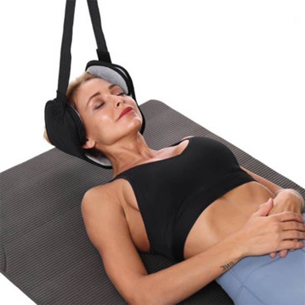 Above Edge - Vente Équipement de fitness - Above Edge Coussinet de traction cervical portable pour étirement du cou4