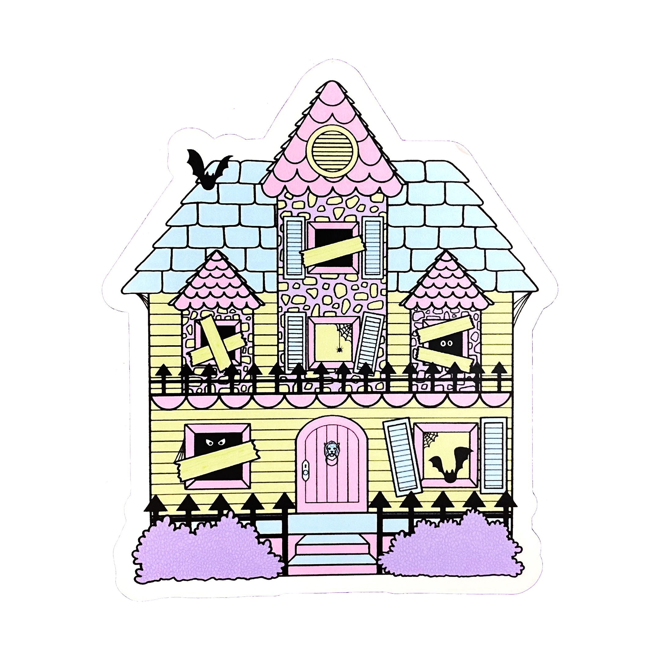 Chateau Blanche - Wholesale Sticker - Sticker Spooky House #11