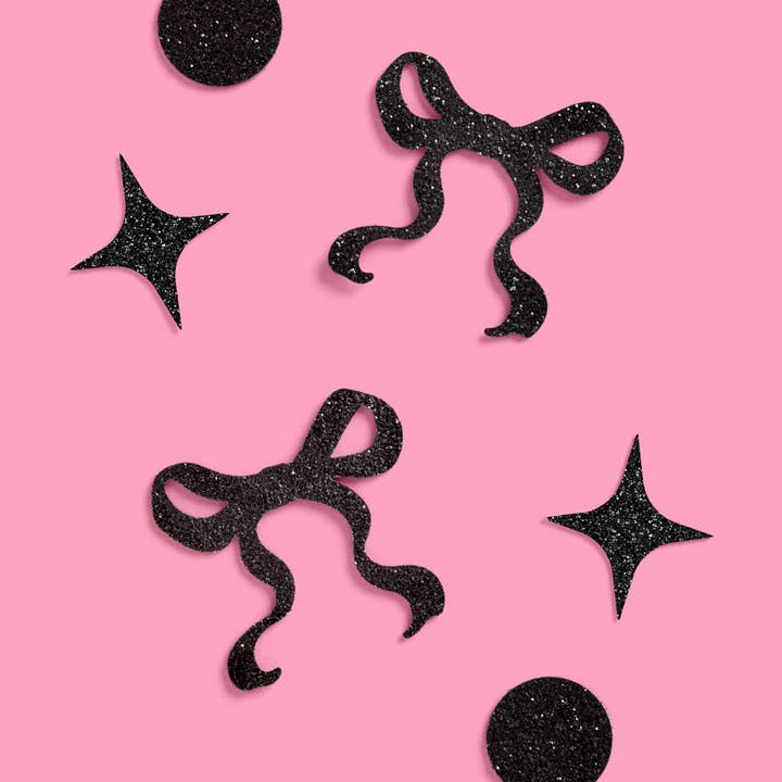 xo, Fetti - Wholesale Confetti - Black Bow Confetti| 200 pc, Birthday, Bach, Party4