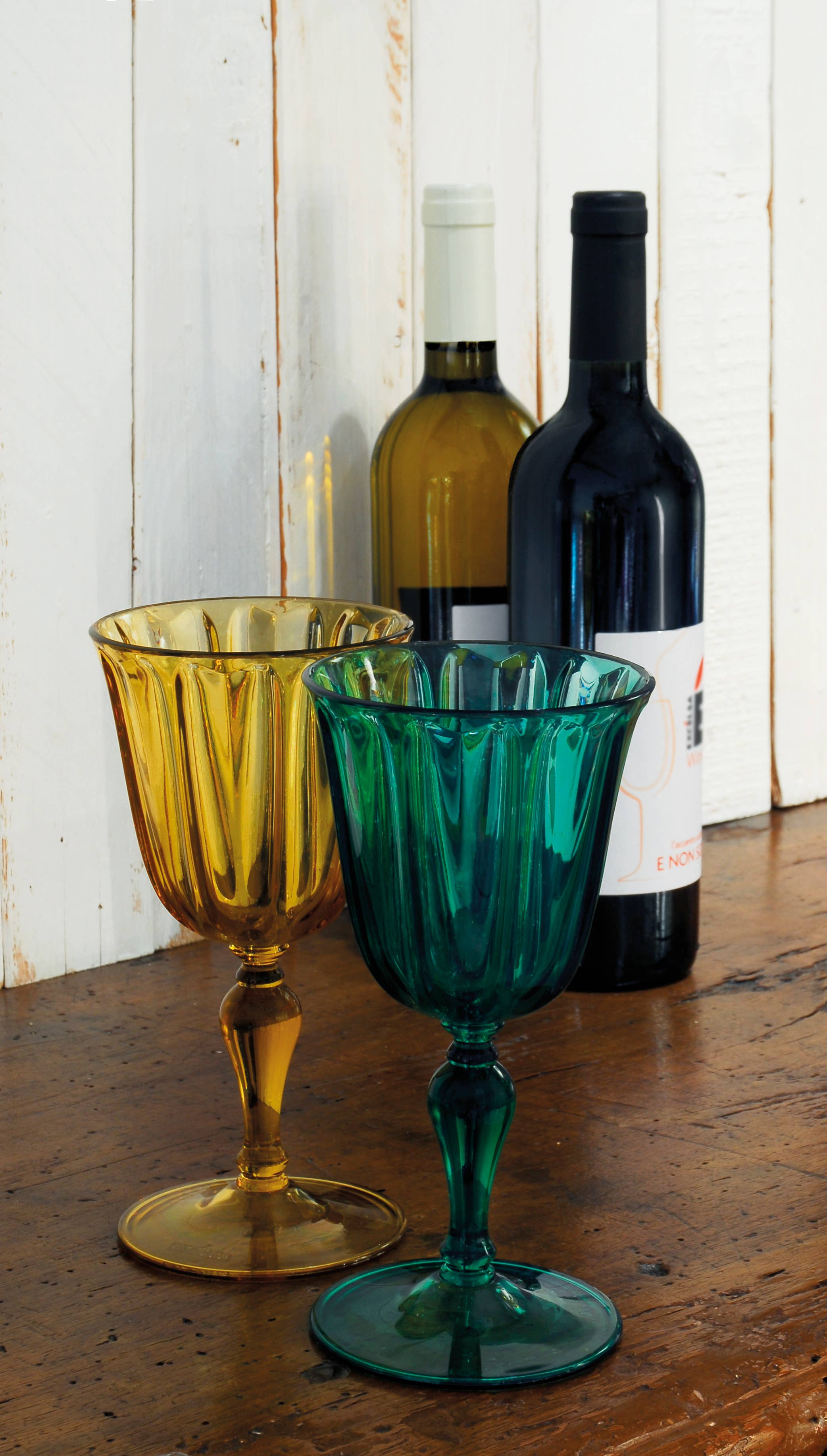 multicolour Set of 6 Country Chic Glasses 25 for wholesale on Faire2