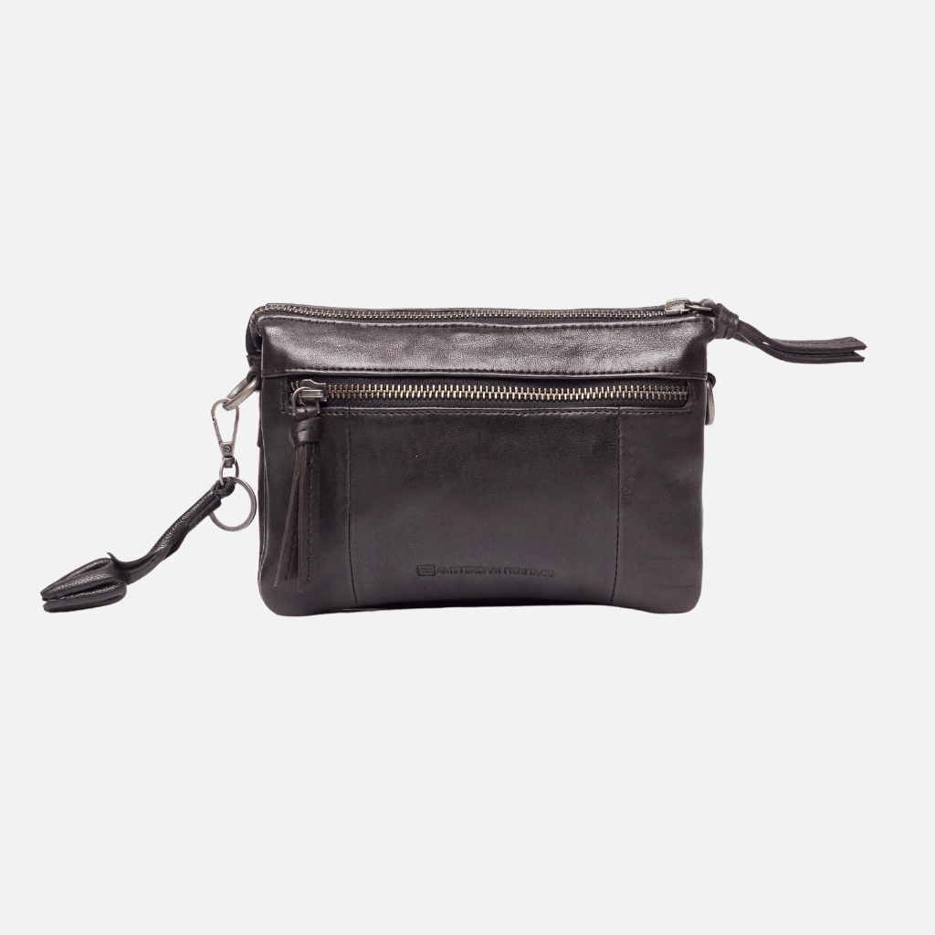 Amsterdam Heritage Leather Belts, Bags, Jackets & Apparel - Vente Sac à bandoulière – femme - Murk | Sac à bandoulière en cuir pleine fleur pour femme avec sangle12