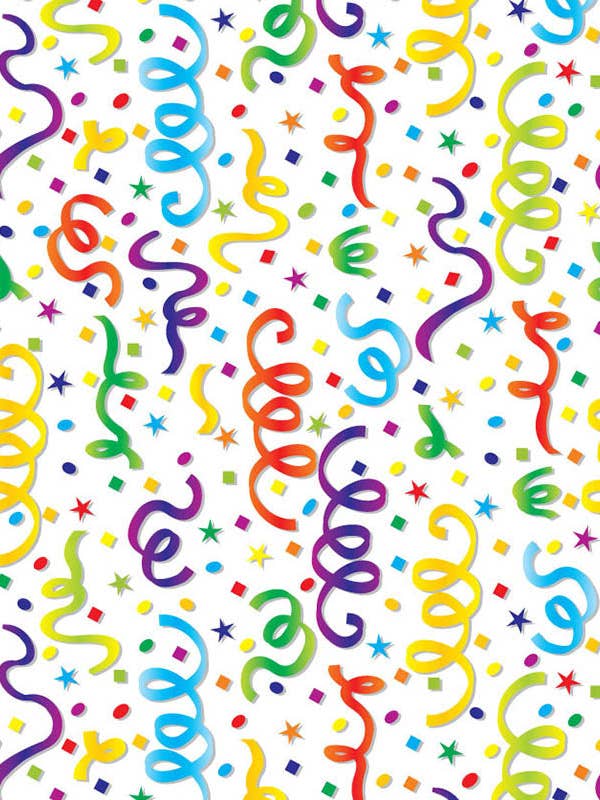 Streamers and Confetti - 1112 for wholesale by Artist Point Gift Wrap