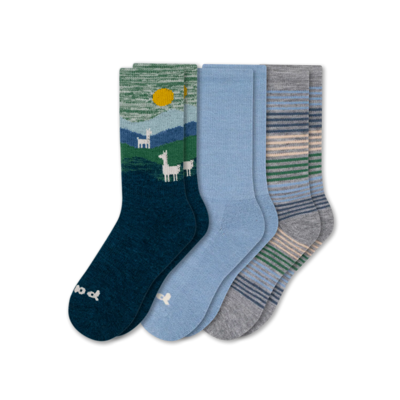 Pacas - Wholesale Socks - Women's - 3 Pack - Women's Crew Pacas Socks30